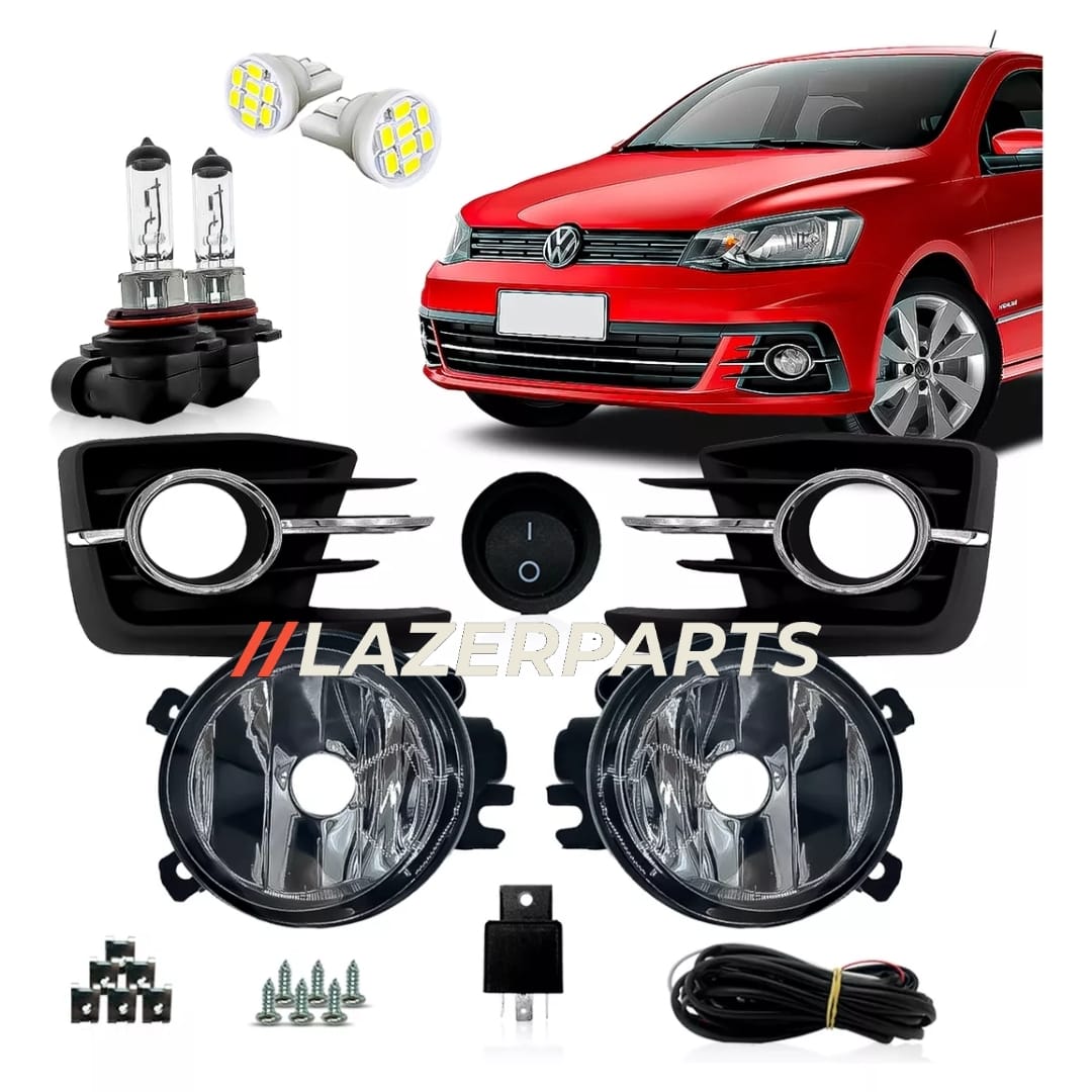 Kit Completo de Faroles Neblineros para Volkswagen Gol 2017-2018